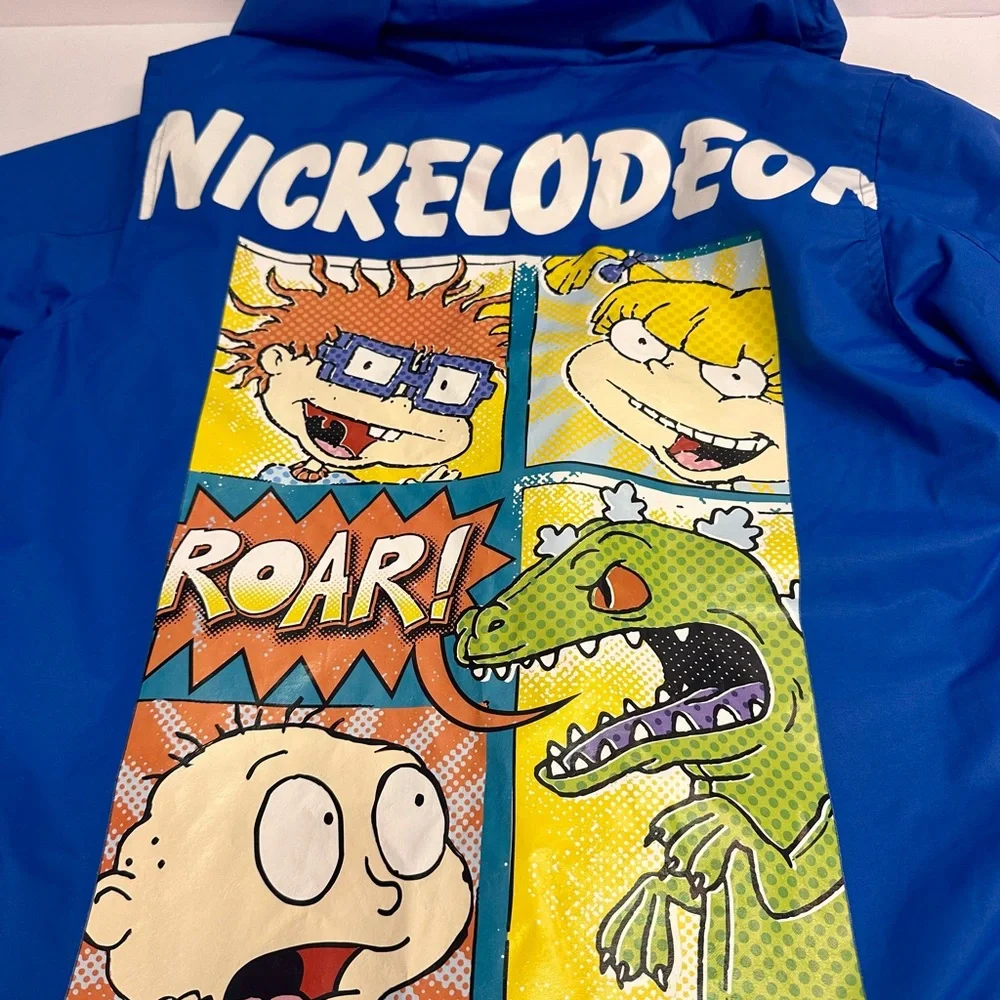 Members Only‎ Men’s Rugrats Blue windbreaker size small Nickelodeon